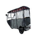 Tricicleta electrica RDB LONG cu acoperis si prelata fara permis 1800W 25km/h rosu