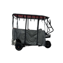 Tricicleta electrica RDB LONG cu acoperis si prelata fara permis 1800W 25km/h rosu