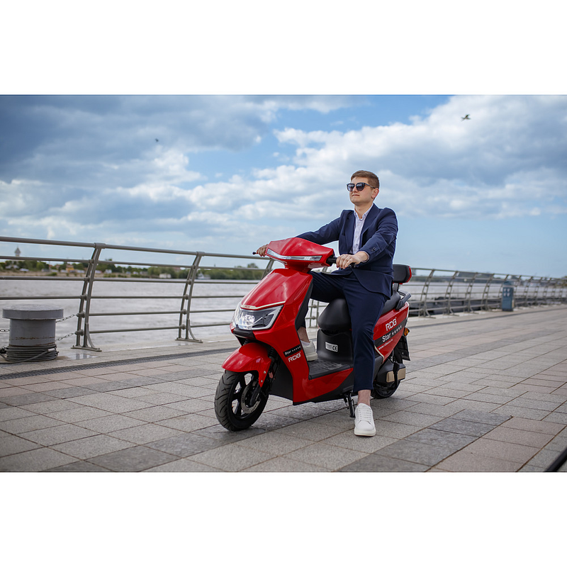 Scuter electric RDB STAR 2000W fara permis 25 km/h albastru