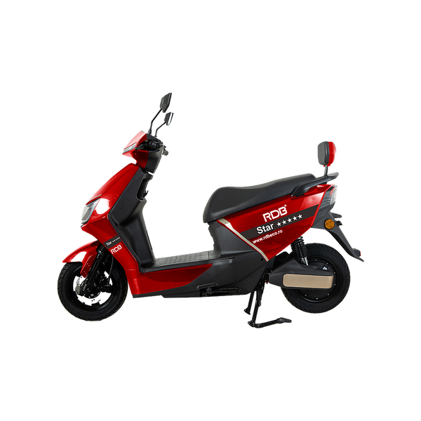 Scuter electric RDB STAR 2000W fara permis 25 km/h rosu