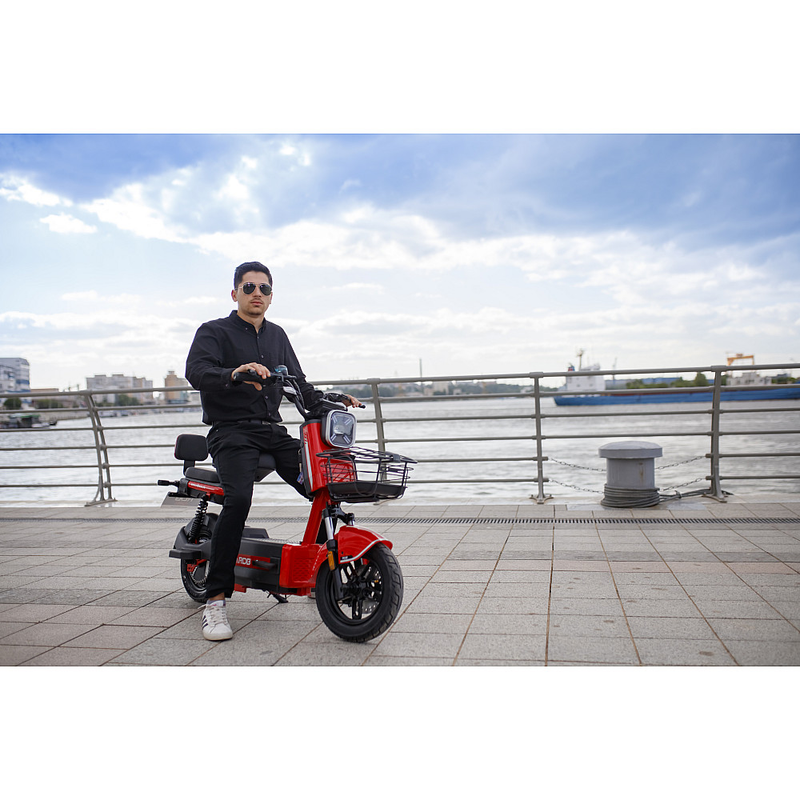 Scuter Electric RDB ROMA 600W fara permis 25km/h albastru
