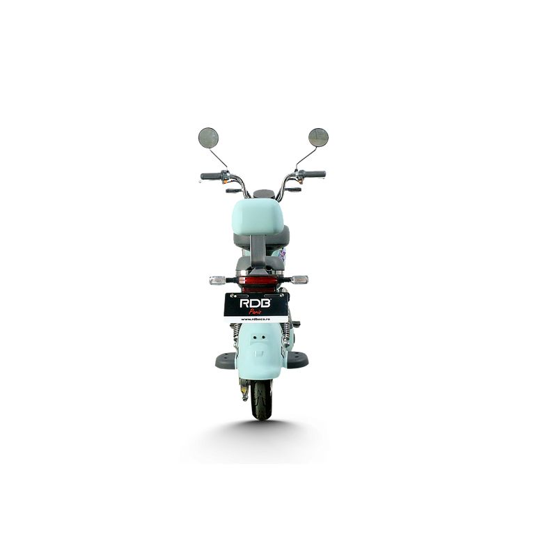 Scuter Electric RDB PARIS 600W fara permis 48V 20Ah 25km/h maro