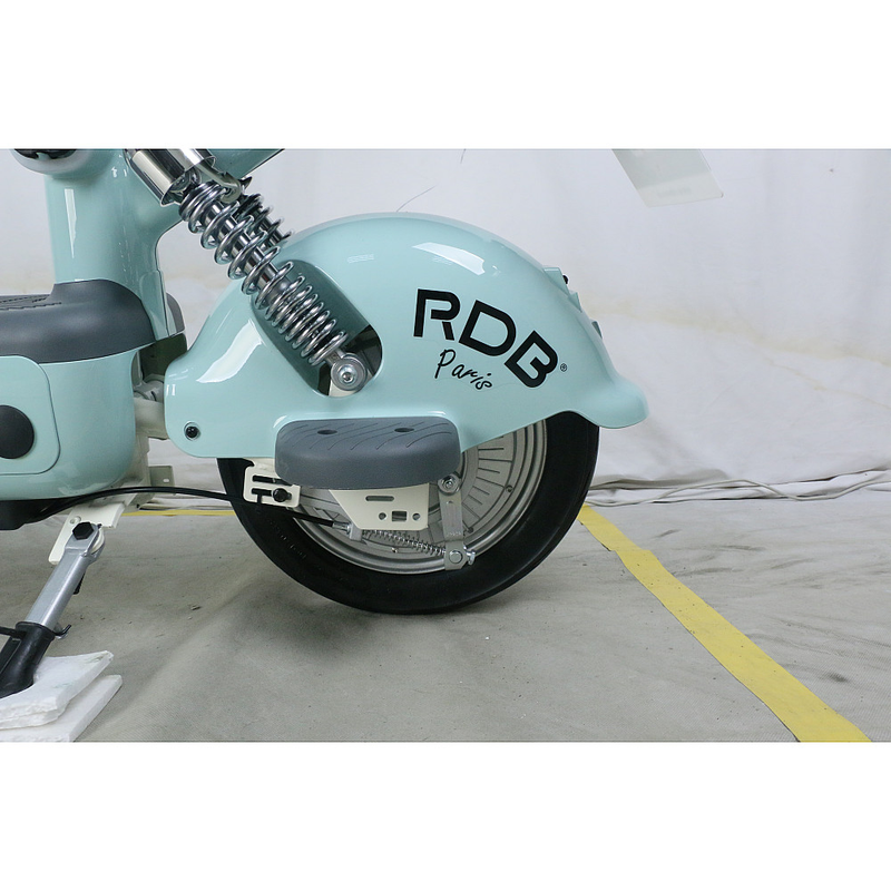 Scuter Electric RDB PARIS 600W fara permis 48V 20Ah 25km/h maro