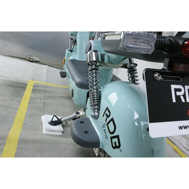Scuter Electric RDB PARIS 600W fara permis 48V 20Ah 25km/h maro