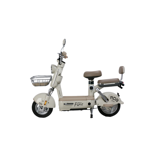 Scuter Electric RDB PARIS 600W fara permis 48V 20Ah 25km/h auriu