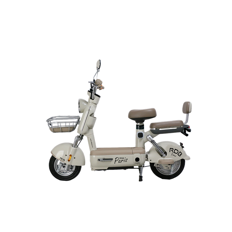Scuter Electric RDB PARIS 600W fara permis 48V 20Ah 25km/h auriu