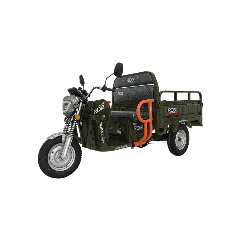 Tricicleta electrica RDB X-Klass4 3500W Fara permis 25 km/h verde