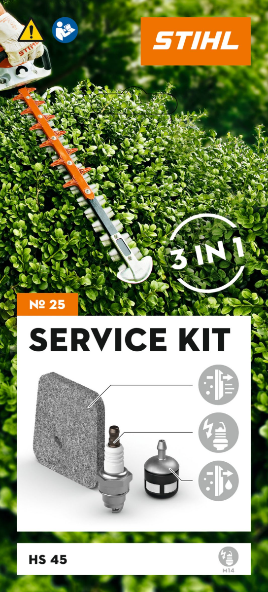 STIHL Kit Service 25 pentru foarfeca tuns gard viu benzina HS 45