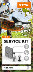 STIHL Kit Service 47 pentru motocoase pe benzina FS 38 / FS 55 cu motor STIHL 2-MIX