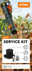 STIHL Kit Service 37 cu filtru de aer HD2, bujie, filtru de combustibil pentru suflanta BG 86 si aspiratoare cu tocator SH 86