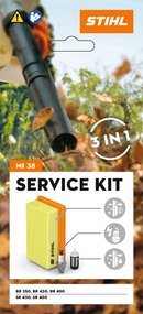 STIHL KIT Service 38 cu filtru de aer din hartie, bujie, filtru combustibil pentru BR 350 / BR 430 / BR 450 / SR 430 / SR 450