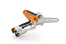 Fierastrau STIHL GTA 40 lama 15 cm pas lant 1/4"P carcasa plastic sistem AS cu 2 x acumulatori AS 2 si incarcator rapid AL 5-2