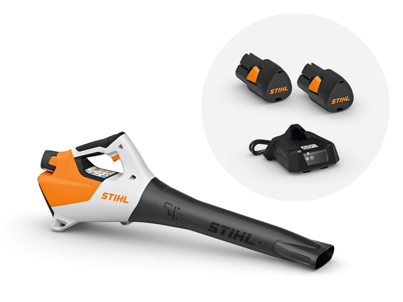 Suflanta STIHL BGA 30.0 fara fir 10.8 V sistem AS SET cu 2x acumulatori AS 2 si incarcator AL 1