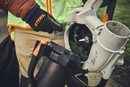 Aspirator cu tocator STIHL SHA 140.0 36V debit aer 910 mc/h sac colector 55L sistem AP + incarcator AL 101