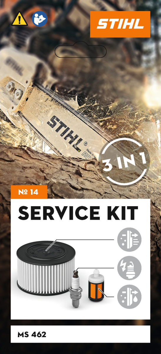 STIHL Kit Service 14 cu filtrul de aer HD2, bujie, filtrul de combustibil pentru MS 462