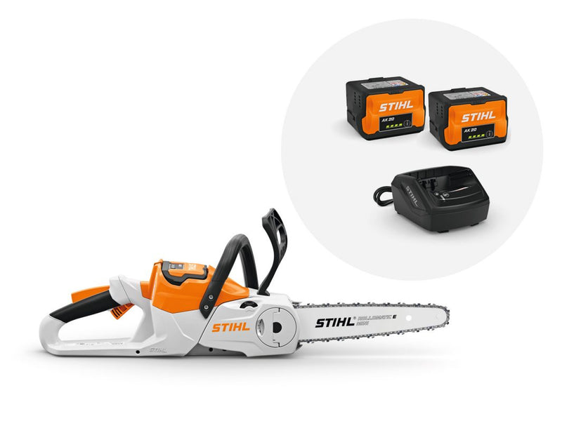 Motofierastrau STIHL MSA 60 C-B cu 2x acumulatori AK20 si incarcator AL 101, 36V, 2.8Ah, 30cm, 1/4"