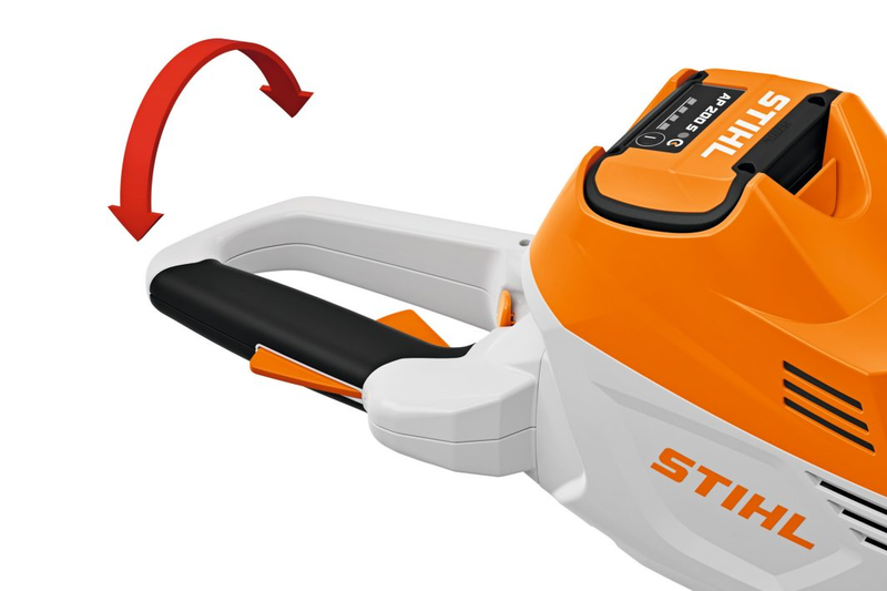 Foarfeca gard viu STIHL HSA 100 putere 0,29 kW lama 60 cm sistem AP fara acumulator si incarcator
