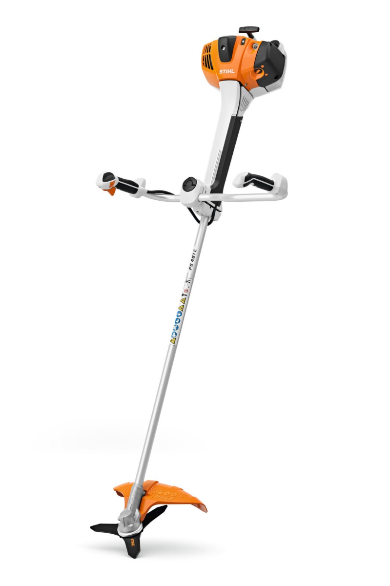 Motocoasa profesionala STIHL FS 491 C-EM L ErgoStart benzina putere 2,4kW diametru taiere 52 cm cutit taietor pentru tufisuri BC 300-3 ham advance