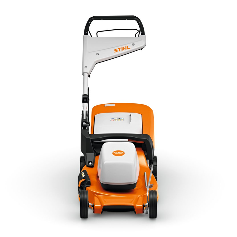 Masina de tuns gazonul pe acumulator STIHL RMA 253.3 T autopropulsata latime taiere 51 cm cos colector 55 L fara acumulator si incarcator sistem AK