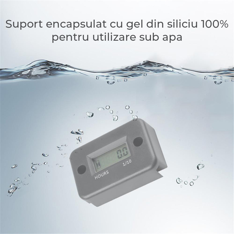 Contor orar AgroPro pentru motoare termice benzina motosapa motocultor drujba motor barca