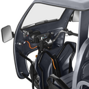 Tricicleta electrica Voltarom Hercules VT5 putere 3900 W 72V 60 AH viteza 25 km/h autonomie 70 km cu cabina fara permis culoare gri