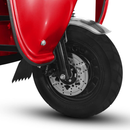 Tricicleta electrica Voltarom Hercules VT5 putere 3900 W 72V 45 AH viteza 45 km/h autonomie 50 km cu cabina necesita permis culoare rosu