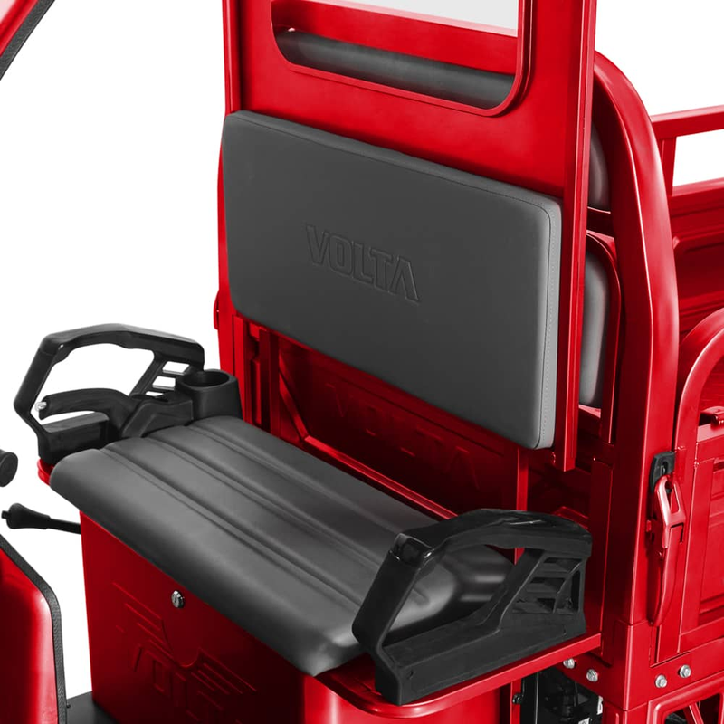 Tricicleta electrica Voltarom Hercules VT5 putere 3900 W 72V 45 AH viteza 45 km/h autonomie 50 km cu cabina necesita permis culoare gri