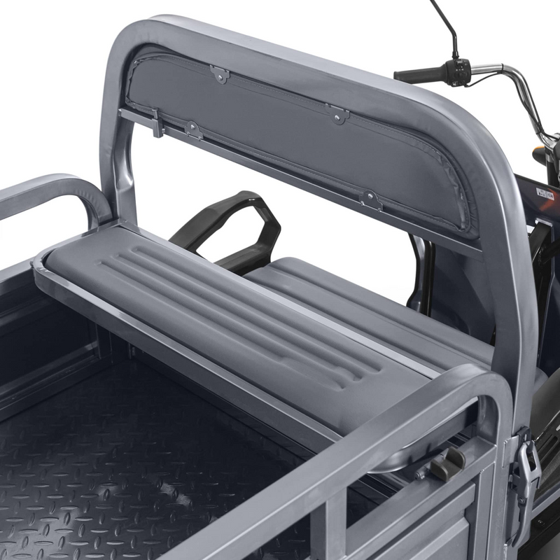 Tricicleta electrica Voltarom Hercules VT5 putere 3900 W 72V 45 AH viteza 25 km/h autonomie 50 km fara permis culoare gri