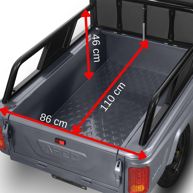 Tricicleta electrica Voltarom APT4 putere 1000 W viteza 25 km/h autonomie 41 km fara permis culoare alb