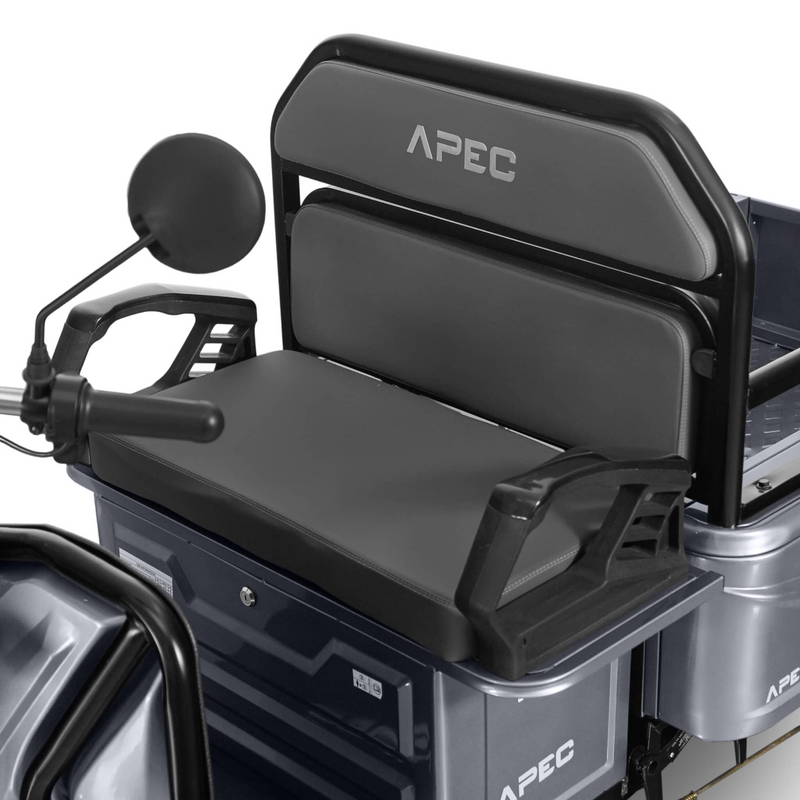 Tricicleta electrica Voltarom APT4 putere 1000 W viteza 25 km/h autonomie 41 km fara permis culoare alb