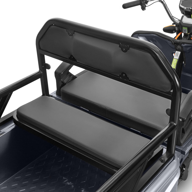 Tricicleta electrica Voltarom APT4 putere 1000 W viteza 25 km/h autonomie 41 km fara permis culoare alb
