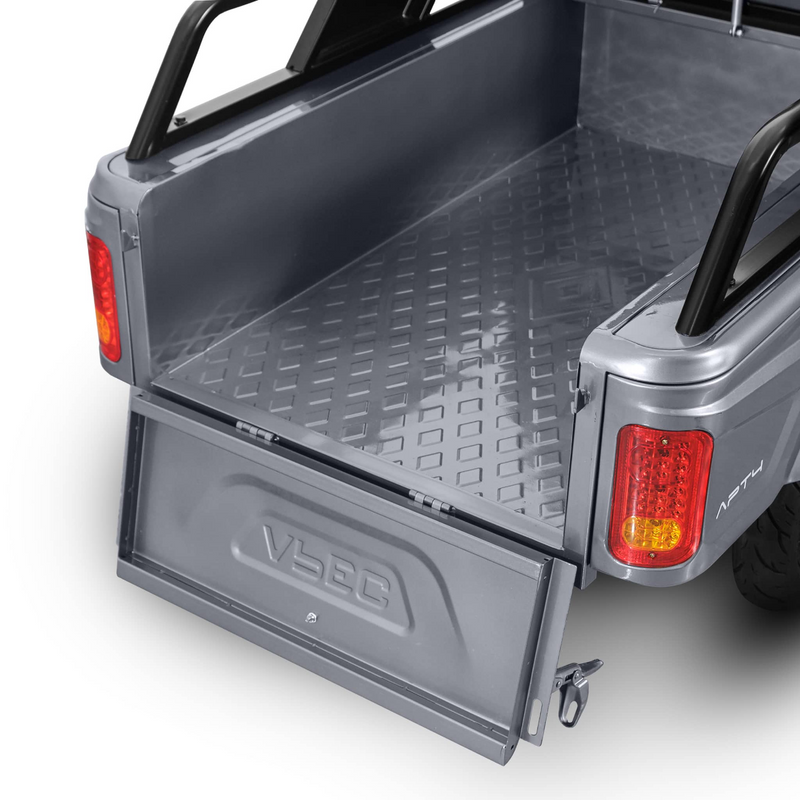 Tricicleta electrica Voltarom APT4 putere 1000 W viteza 25 km/h autonomie 41 km fara permis culoare alb