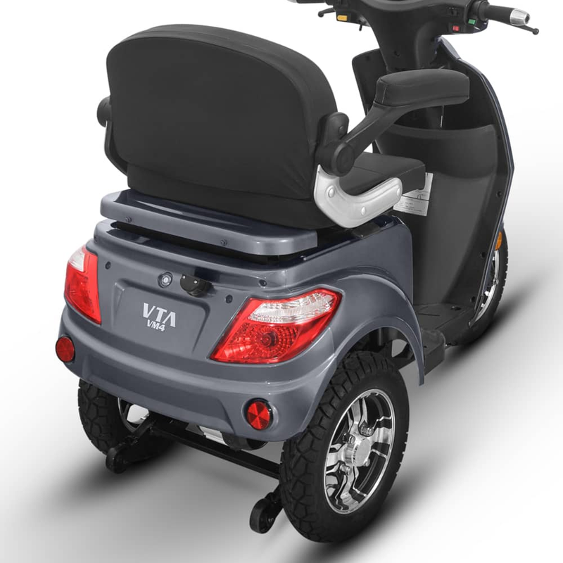 Tricicleta electrica Voltarom VM4 putere 1000 W 22 AH 60V viteza 25 km/h autonomie 50 km fara permis culoare rosu