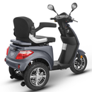 Tricicleta electrica Voltarom M4 putere 1000 W 22 AH 60V viteza 25 km/h autonomie 50 km fara permis culoare gri