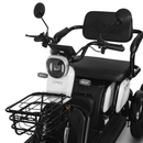 Tricicleta electrica Voltarom APM2 putere 1000 W 20 AH 60V viteza 25 km/h autonomie 36 km fara permis culoare gri