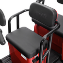 Tricicleta electrica Voltarom APM5 putere 1000 W 20 AH 60V viteza 25 km/h autonomie 40 km fara permis culoare rosu