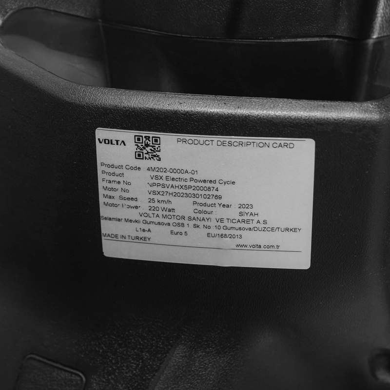 Scuter electric Voltarom VSX putere 1050 W 20 AH 48V viteza 25 km/h autonomie 60 km fara permis culoare rosu