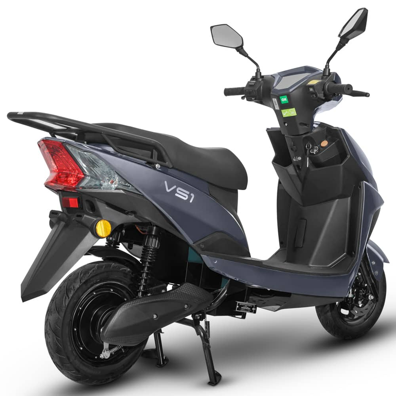 Scuter electric Voltarom VS1 putere 1500 W 20 AH 48V viteza 25 km/h autonomie 74 km fara permis culoare rosu