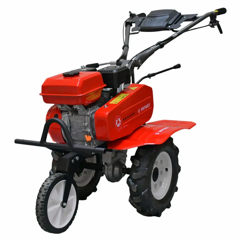 Motocultor Rotakt Junior RO70SS motor 7CP 212 cmc benzina 2+1 viteze latime lucru 56-83 cm freze roti cauciuc 4.00-8" remorca 2l ulei
