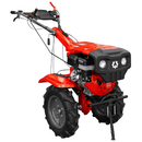 Motocultor Rotakt Atlas RO10R-2P motor 10CP 301 cmc benzina 2+1 viteze latime lucru 56-110 cm freze roti cauciuc 5.00-12" 2 prize de putere roti metal plug arat rarita reglabila plug cartofi cultivator plug reversibil remorca 5l ulei