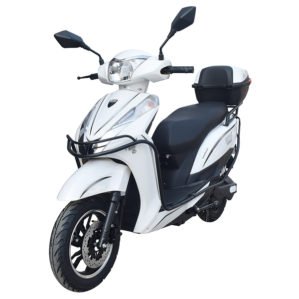 Scuter electric RDB HOINARUL V 2000W fara permis 25 km/h autonomie 120 km culoare alb