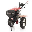 Motocultor Rotakt Godzilla RO135C 2-PTO motor 9CP diesel 2+1 viteze latime lucru 56-135 cm freze roti cauciuc 5.00-12" pornire electrica 2 prize de putere roti metal plug arat rarita reglabila plug cartofi cultivator 5l ulei