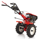 Motocultor Rotakt Godzilla RO135C 2-PTO motor 9CP diesel 2+1 viteze latime lucru 56-135 cm freze roti cauciuc 5.00-12" pornire electrica 2 prize de putere roti metal plug arat rarita reglabila plug cartofi cultivator 5l ulei