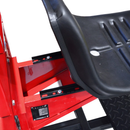 Remorca motocultor Rotakt Maximo Duty REM600 basculabila capacitate incarcare 600 kg roti 5.00-12 cuva 137x92x31 cm cutie scule sistem dublu de franare