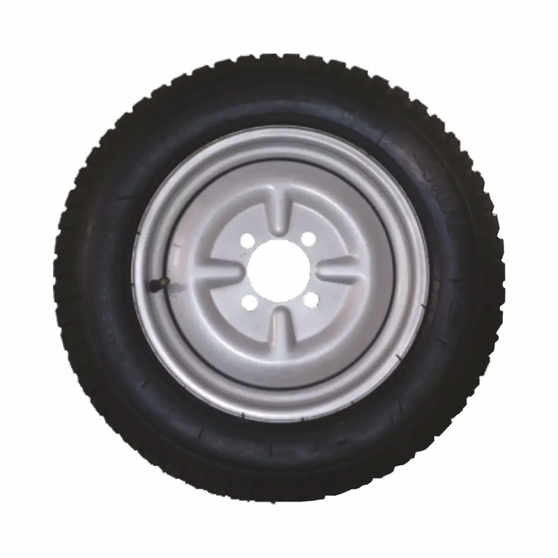 Roata de cauciuc AgroPro 4.50-12" 4 prezoane diametru 45 cm pentru remorca