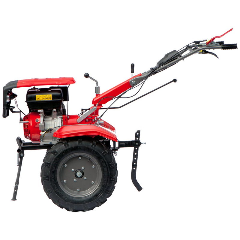 Motocultor Rotakt Partizan RO15R motor 13CP benzina 2+1 viteze latime lucru 56-135 cm freze roti cauciuc 5.00-12" capota far led