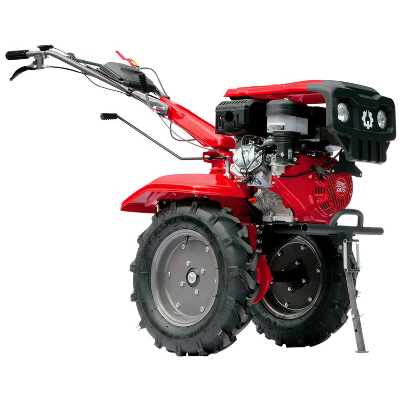 Motocultor Rotakt Partizan RO15R motor 13CP benzina 2+1 viteze latime lucru 56-135 cm freze roti cauciuc 5.00-12" capota far led