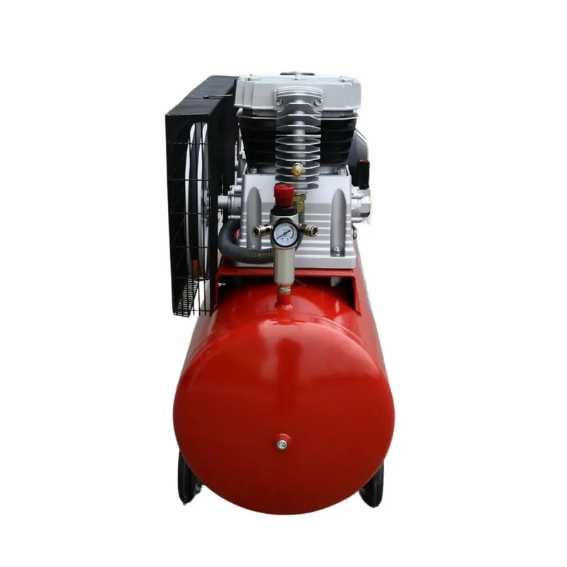 Compresor industrial trifazat cu piston Rotakt ROCP-200-10 motor 4CP/3kW presiune 10 bar debit 480l/min butelie 200 L