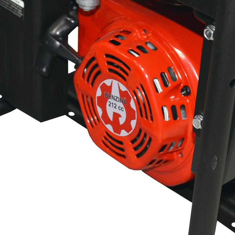 Generator de curent Rotakt ROGE3000 putere 7CP rezervor 12 L benzina iesire 12V pornire manuala AVR voltmetru consum 1,09L/ora