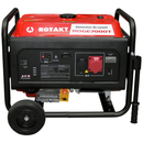 Generator curent trifazat Rotakt ROGE7000T putere 15CP benzina pornire manuala AVR voltmetru iesire 12 V consum 3,12 L/ora